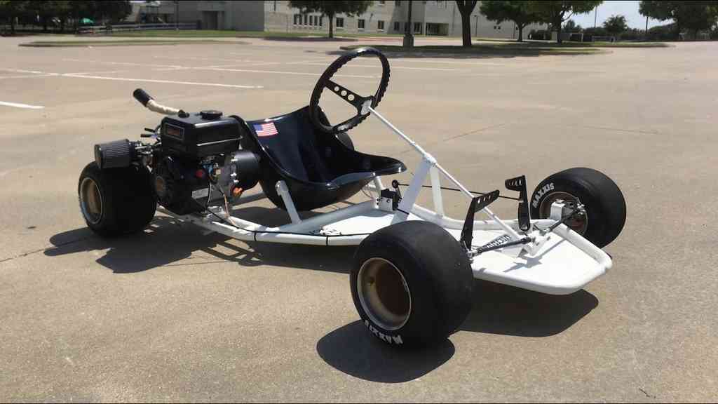 Homemade racing go kart shifter kart frame build Chatter….